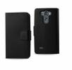 LG G3 S D722 (G3 MINI) - Leather Wallet Stand Case Black (OEM)