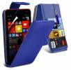 Microsoft Lumia 535 - Leather Flip Case Blue (OEM)