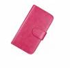 Leather Wallet/Case for Alcatel One Touch Pop C3 (OT-4033D) Magenta (OEM)
