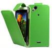 Sony Ericsson Xperia Arc X12 / Arc S Leather Flip Case Green Sony Ericsson Xperia Arc X12 / Arc S Leather Flip Case Green