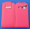 Leather Flip Case for Alcatel One Touch S'Pop OT 4030d Magenta (OEM)