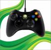 Microsoft Xbox 360 / Windows controller with wire black OFFICIAL