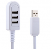 3 Usb ports Extension Cable Splitter usb Cables adapter 1.2m 30cm Length USb data sync charging cable  (oem)