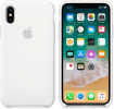 Silicone Back Case for iPhone X / XS  WHITE