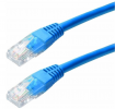UTP Ethernet Cable CAT5e 0.5m CCA BLUE (OEM)