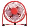 LILENG-819 - ULTRA-Low Power&Strong Wind USB Mini Fan Free Angle Adjustment - Red