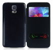 Samsung Galaxy S5 G900 - S-View Flip Θήκη Με Πίσω Καπάκι Μπαταρίας - Μαύρο (OEM)