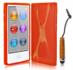 iPod Nano 7 - TPU GEL Case X-Line Orange (OEM)