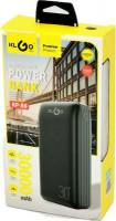 KLGO KP-88 Power Bank 30000mAh με Θύρα USB-A Μαύρο KLGO KP-88 Power Bank 30000mAh με Θύρα USB-A Μαύρο