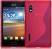 Θήκη σιλικόνης S Line TPU Gel για LG Optimus L5 E610 / E612 Ροζ (ΟΕΜ)