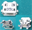 micro USB Port 5pin Square Mouth for Toshiba Excite AT10 AT15-A16 (Oem) (Bulk)