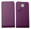 Samsung Galaxy Alpha G850f - Leather Flip Case Purple (OEM)