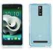 ZTE Blade V220 - Θήκη TPU GEL Διαφανής Γαλάζιο (ΟΕΜ)