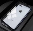 Μαγνητική Μεταλλική Θήκη OEM Full Cover 360 για iPhone 7/8 Plus - Μαύρη Με Διάφανη Πλάτη(OEM)