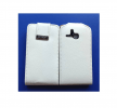 Leather Flip Case for Alcatel One Touch M΄POP (OT5020D) White (OEM) Leather Flip Case for Alcatel One Touch M΄POP (OT5020D) White (OEM)
