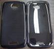 TPU Gel Case for HTC One S Black Translucent (OEM)