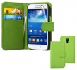 Samsung Galaxy S4 mini i9190 Leather Wallet Case Green SGS4MI9190LWCG OEM