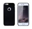 Apple iPhone 6 Plus/ iPhone 6s Plus - Remax Super Leather Silicone Case Black RM2-053-BLK