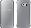 Mirror Clear View Cover Flip for Samsung Galaxy S6 G920F Silver (OEM)