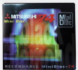 Minidisk εγγραφής Mitsubishi  (74 λεπτά) 2 τεμαχια