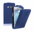 Samsung Galaxy Ace 4 Leather Flip Case Blue (OEM)