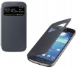 Samsung Galaxy S4 mini i9190 S-View Flip Case With Battery Back Cover - Black OEM Samsung Galaxy S4 mini i9190 S-View Flip Case With Battery Back Cover - Black OEM