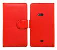 Nokia Lumia 625 - Leather Wallet Case Red (OEM) Nokia Lumia 625 - Leather Wallet Case Red (OEM)