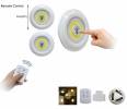 3 Pack Cob Led Wireless Automatic with Remote Control Light YL-M-411 White 3 Pack Cob Led Wireless Automatic with Remote Control Light YL-M-411 White