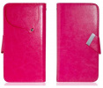 ZTE Blade L2 - Leather Wallet Case Magenta (OEM)