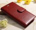Leather Wallet Stand/Case for HTC Desire 510 Brown (OEM)