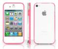Vser Protective Bumper Frame Case - Θήκη Πλαισίου για iPhone 4G / 4Gs / CDMA - Ροζ / Διαφανής Vser Protective Bumper Frame Case - Θήκη Πλαισίου για iPhone 4G / 4Gs / CDMA - Ροζ / Διαφανής
