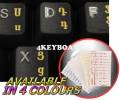 Armenian transparent keyboard stickers yellow Armenian transparent keyboard stickers yellow