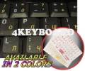 Serbian transparent keyboard stickers yellow Serbian transparent keyboard stickers yellow