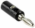 Banana Plug male with hole Black BC-001 5412810027064 Banana Plug male with hole Black BC-001 5412810027064