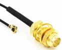 U.FL/IPX Coaxial Pigtail 1.13 to RP-SMA female (with Center Pin) Cable 20cm
