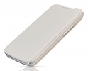 Lenovo A369 - Leather Wallet Case White (OEM)