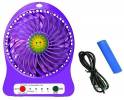 Rechargeable Mini Fan USB F958B Purple (OEM)