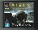 PS1 GAME - RIVEN THE SEQUEL TO MYST (USED)