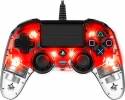   Nacon Wired Illuminated Compact Controller  PS4 - Crystal Red