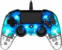 Nacon Wired Illuminated Compact Controller - Crystal Blue for PS4