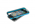 New Stylish Bumper Series Case Cover for iPhone 4G 4S - Μαύρο & Γαλάζιο