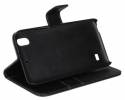 Leather Wallet Stand/Case for Huawei Ascend G620s Black (ΟΕΜ)