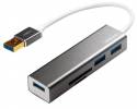 Usb 3 Hub Logilink with Card Reader UA0306 Usb 3 Hub Logilink with Card Reader UA0306