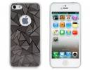 Θήκη πίσω κάλυμμα για iPhone 5/5S Μεταλλική 3D Diamond Cutting Μαύρη Θήκη πίσω κάλυμμα για iPhone 5/5S Μεταλλική 3D Diamond Cutting Μαύρη