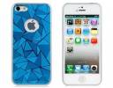 Θήκη πίσω κάλυμμα για iPhone 5/5S Μεταλλική 3D Diamond Cutting Μπλέ OEM Θήκη πίσω κάλυμμα για iPhone 5/5S Μεταλλική 3D Diamond Cutting Μπλέ OEM
