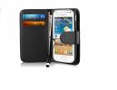 Samsung Galaxy Young 2 (G130) - Leather Wallet Case Black (OEM)
