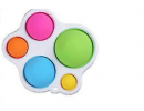 Pop It Παιχνίδι  ΑντιΣτρες - Bubble πολυχρωμο  Φουσκες μικρες- μεγαλες (oem)(bulk)