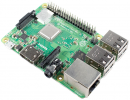 Raspberry Pi 3 Model Β+ Quad Core CPU 64 Bit 1.4GHZ, 1GB RA