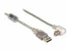 USB 2 A male to USB 2 B male Angled Cable 1m DELOCK 84812
