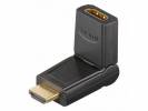 Vertical Rotating Adapter HDMI Male. - HDMI Female. with Gold-Plated Contacts 51721